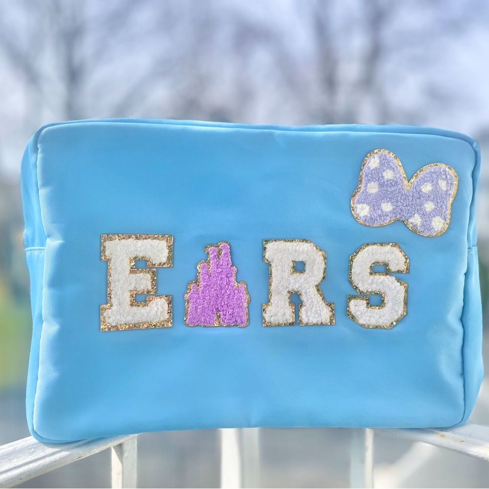 Minnie Mouse ears pouch, nylon bag for travel, stoney clover Disney, gift idea